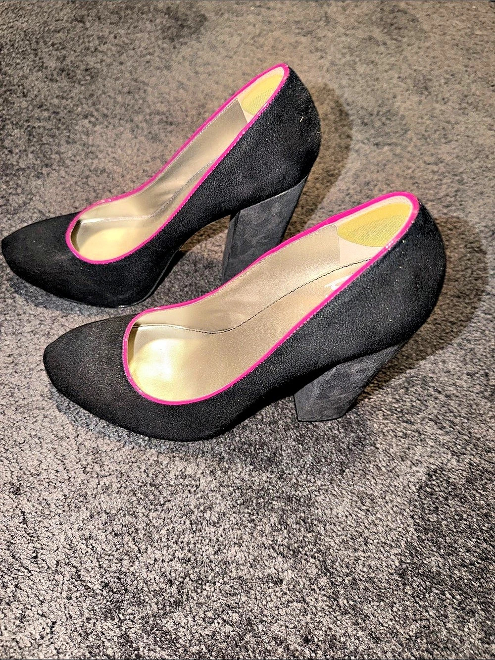 Free Press Black, Grey & Pink Heels